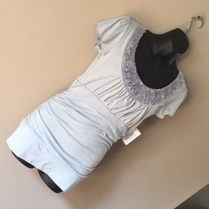 NWT Large Light Grey Blouse